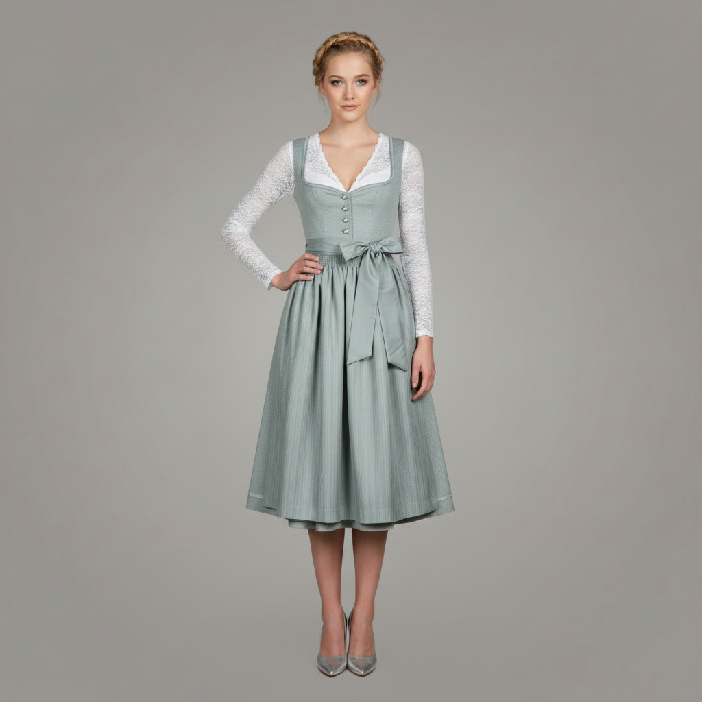 Elegant Dirndl Dress | Women's Oktoberfest Costume