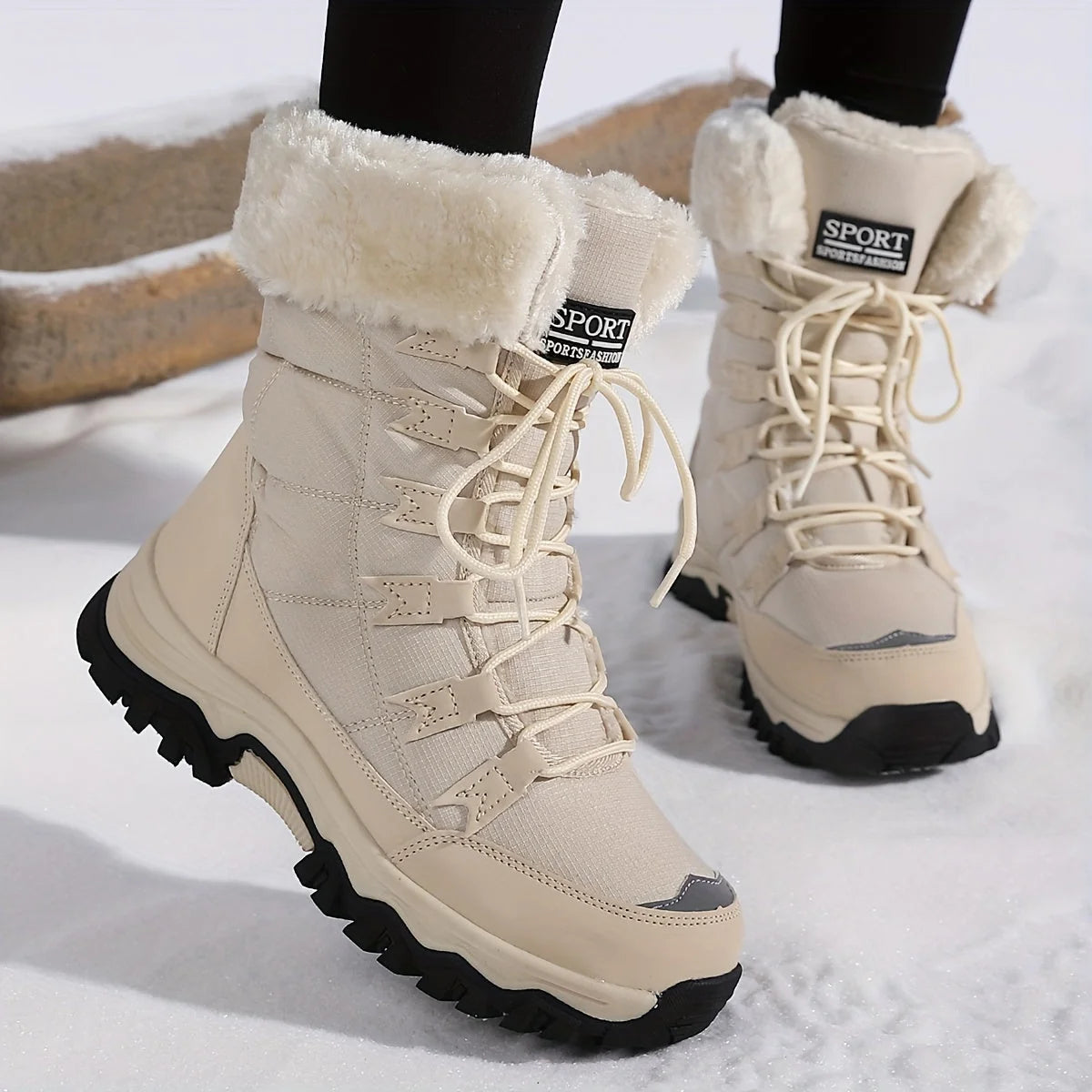 Brown Leather Women's Boots | Waterproof Insulated Winter Footwear 0