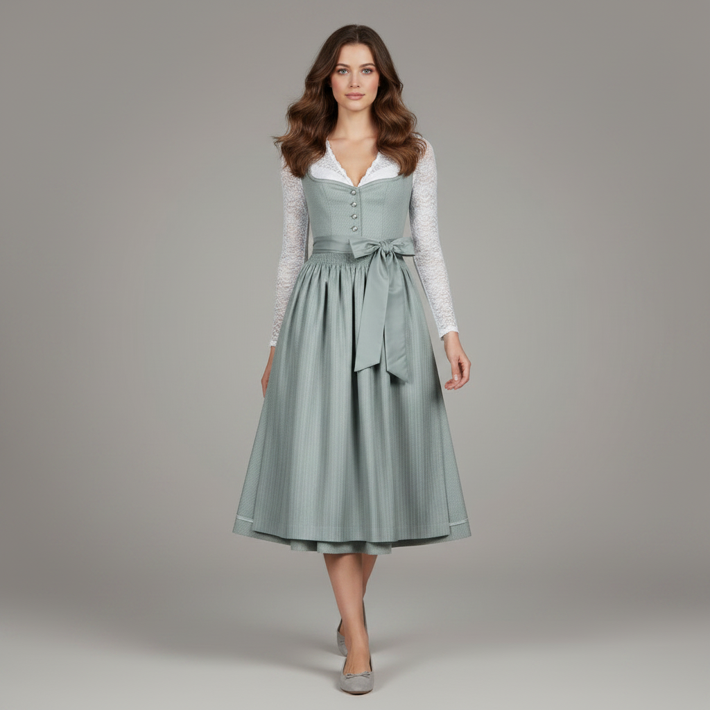 Elegant Dirndl Dress | Women's Oktoberfest Costume