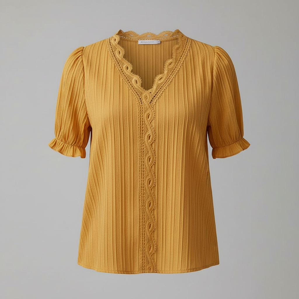 Elegant Puff Sleeve Top | Women's Summer Blouse