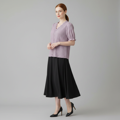 Elegant Puff Sleeve Top | Women's Summer Blouse