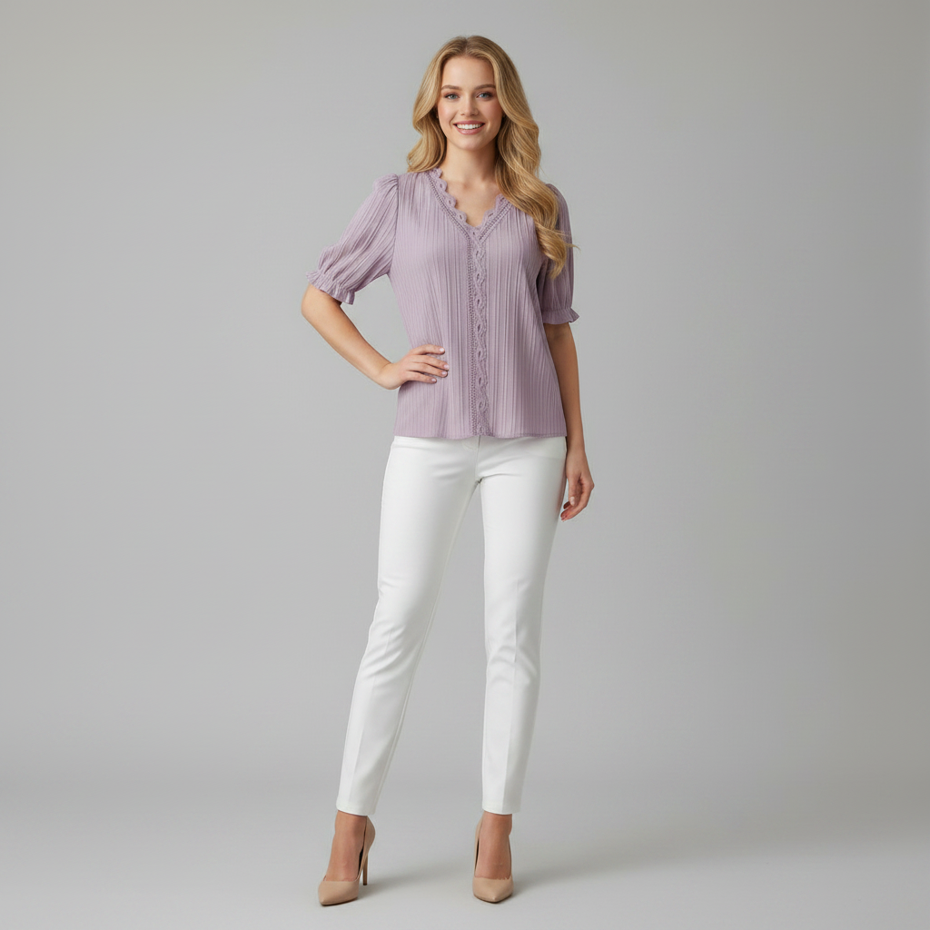 Elegant Puff Sleeve Top | Women's Summer Blouse