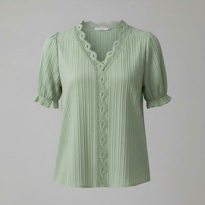 Elegant Puff Sleeve Top | Women's Summer Blouse