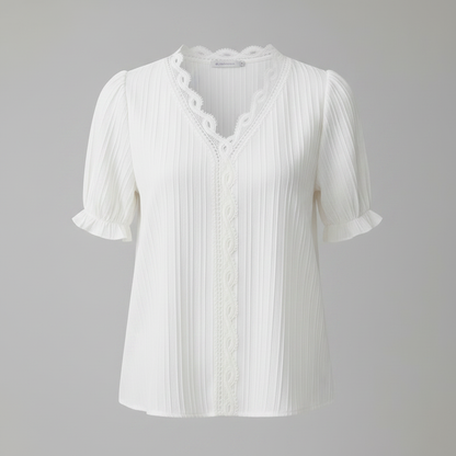 Elegant Puff Sleeve Top | Women's Summer Blouse