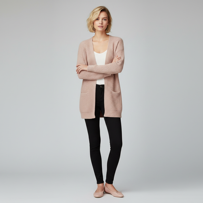 Elegant Women's Cardigan | Soft Long Cardigan Sweater