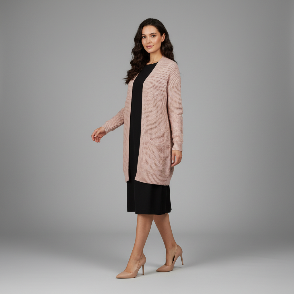 Elegant Women's Cardigan | Soft Long Cardigan Sweater