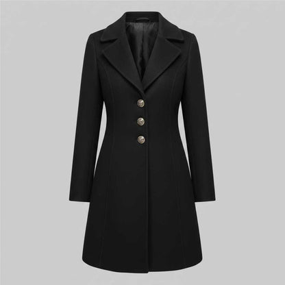 Elegant Wool Coat | Women's Winter Coat for Stylish Comfort