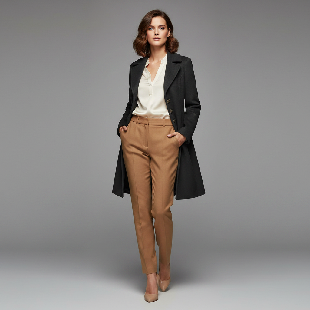 Elegant Wool Coat | Women's Winter Coat for Stylish Comfort