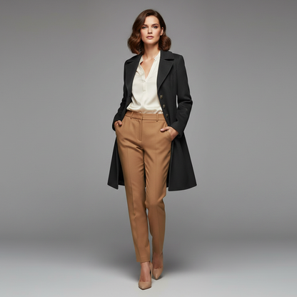 Elegant Wool Coat | Women's Winter Coat for Stylish Comfort