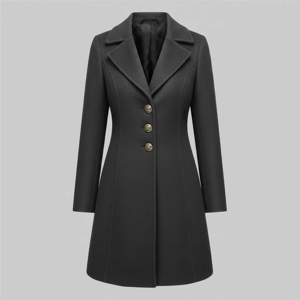Elegant Wool Coat | Women's Winter Coat for Stylish Comfort