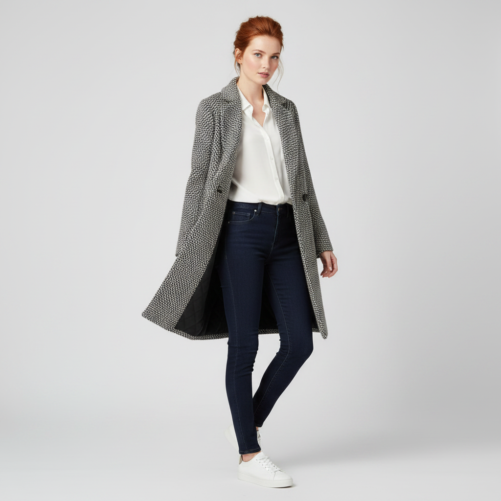 Elegant Wool Coat | Women's Long Winter Coat