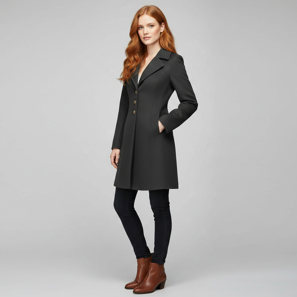 Elegant Wool Coat | Women's Winter Coat for Stylish Comfort