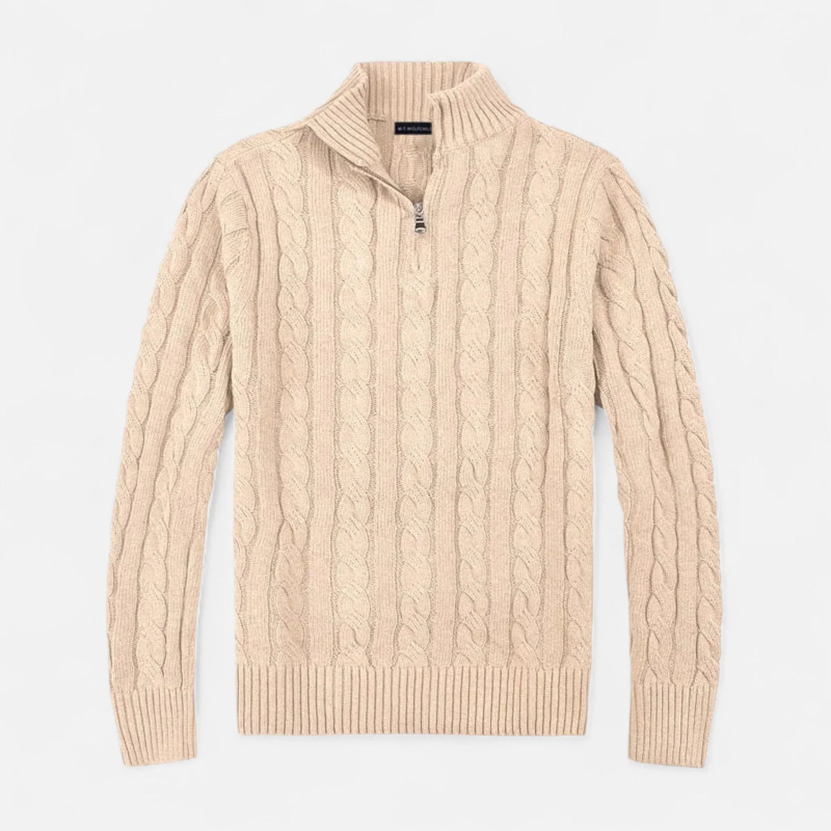 Men's Classic Ribbed Half-Zip Sweater 0