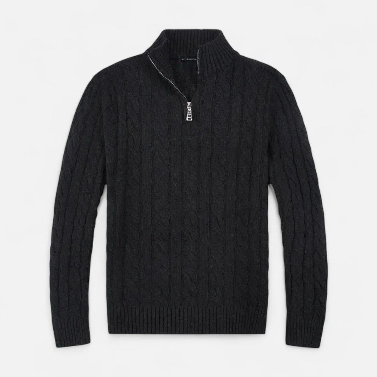 Men's Classic Ribbed Half-Zip Sweater 3