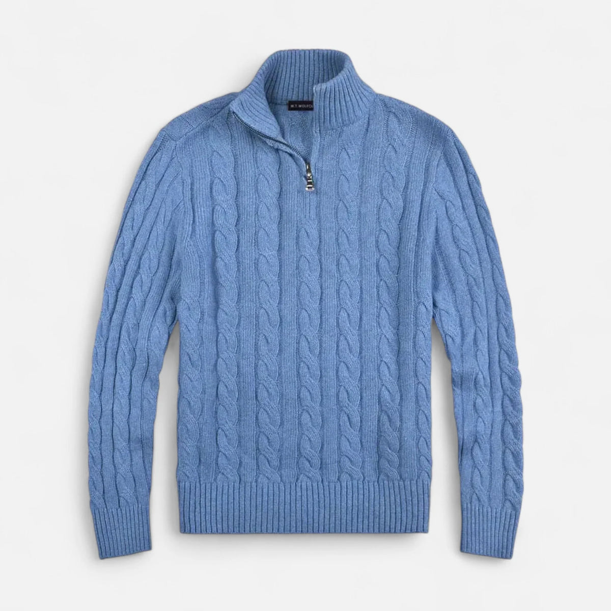 Men's Classic Ribbed Half-Zip Sweater 4