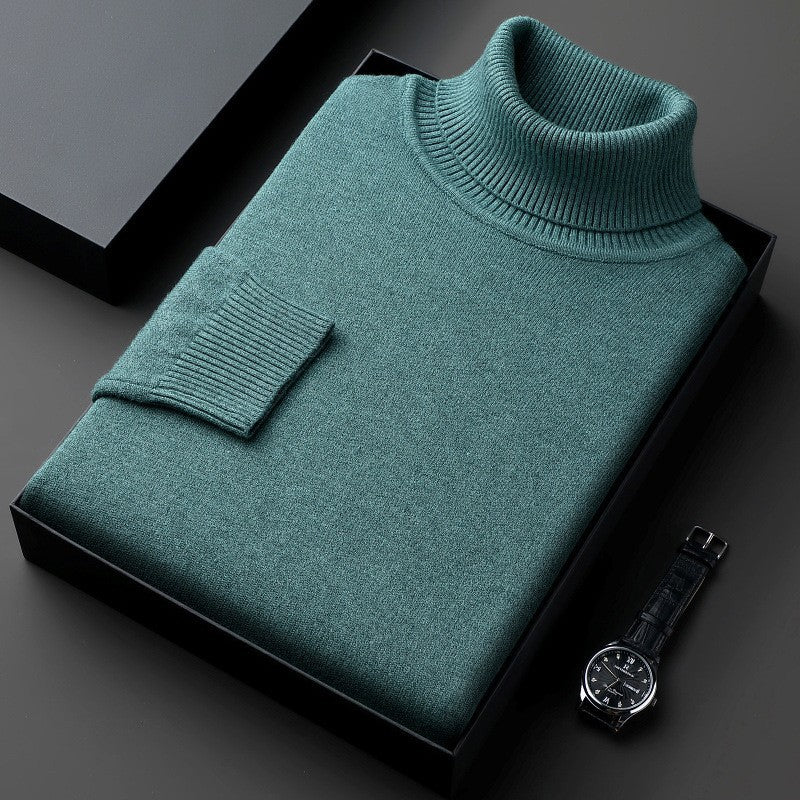 Men's Stretch Turtleneck Regular Fit Sweater 9