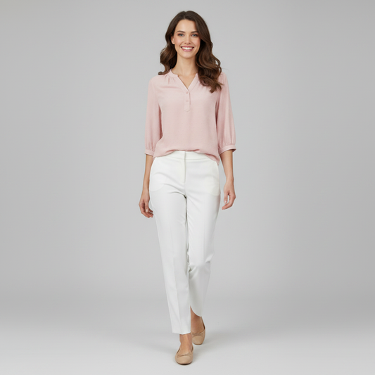 Patchwork Women's Blouse | Versatile Fashion Top