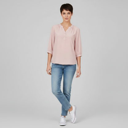 Patchwork Women's Blouse | Versatile Fashion Top