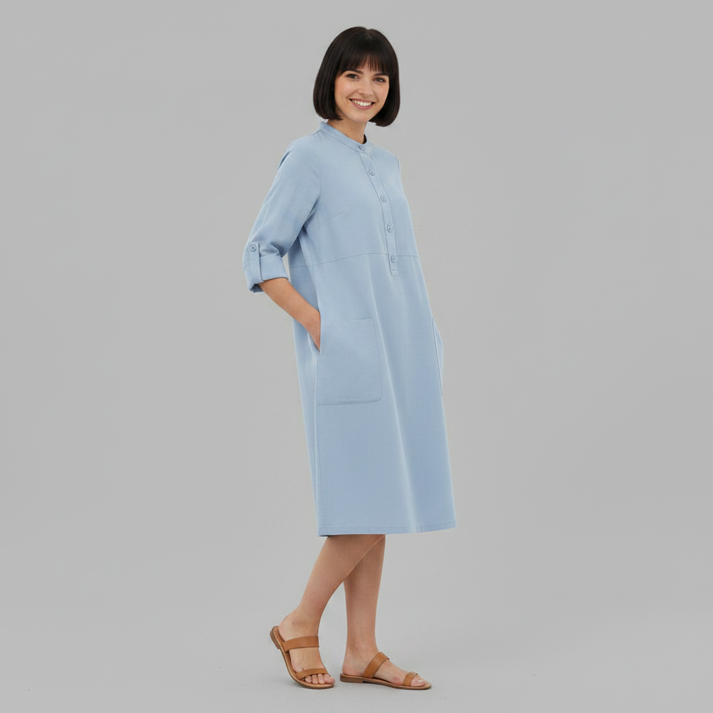 Tina | Women's Plus Size Summer Dress in Soft Fabric