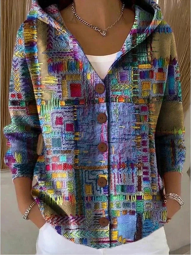 Women's Cozy Hooded Longline Cardigan 0
