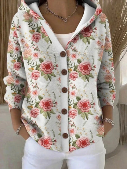 Women's Cozy Hooded Longline Cardigan 5