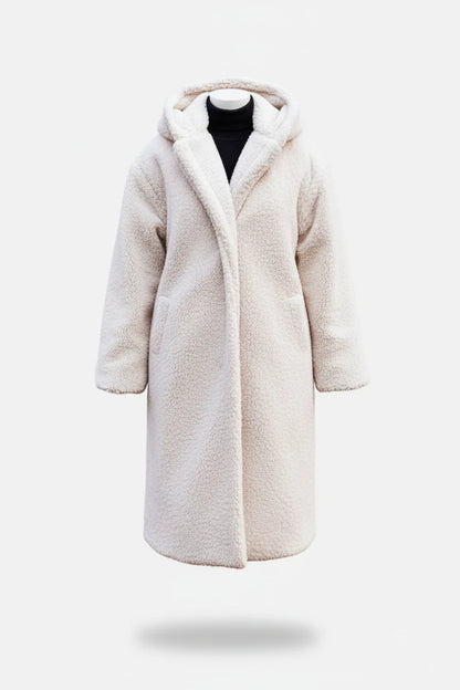 Women's Cozy Long Tailored Faux Fur Winter Coat 1