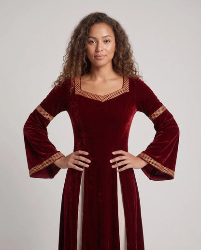 Women's Elegant Flowing Sleeve Maxi Dress 2