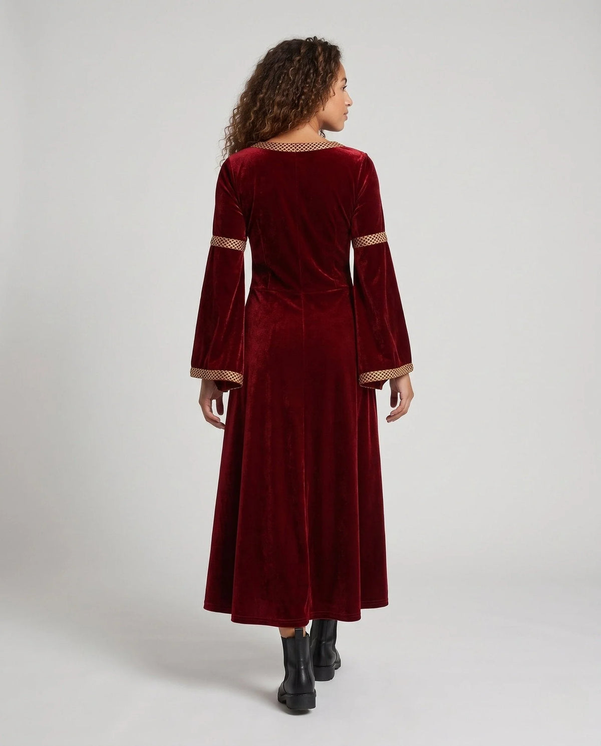 Women's Elegant Flowing Sleeve Maxi Dress 4
