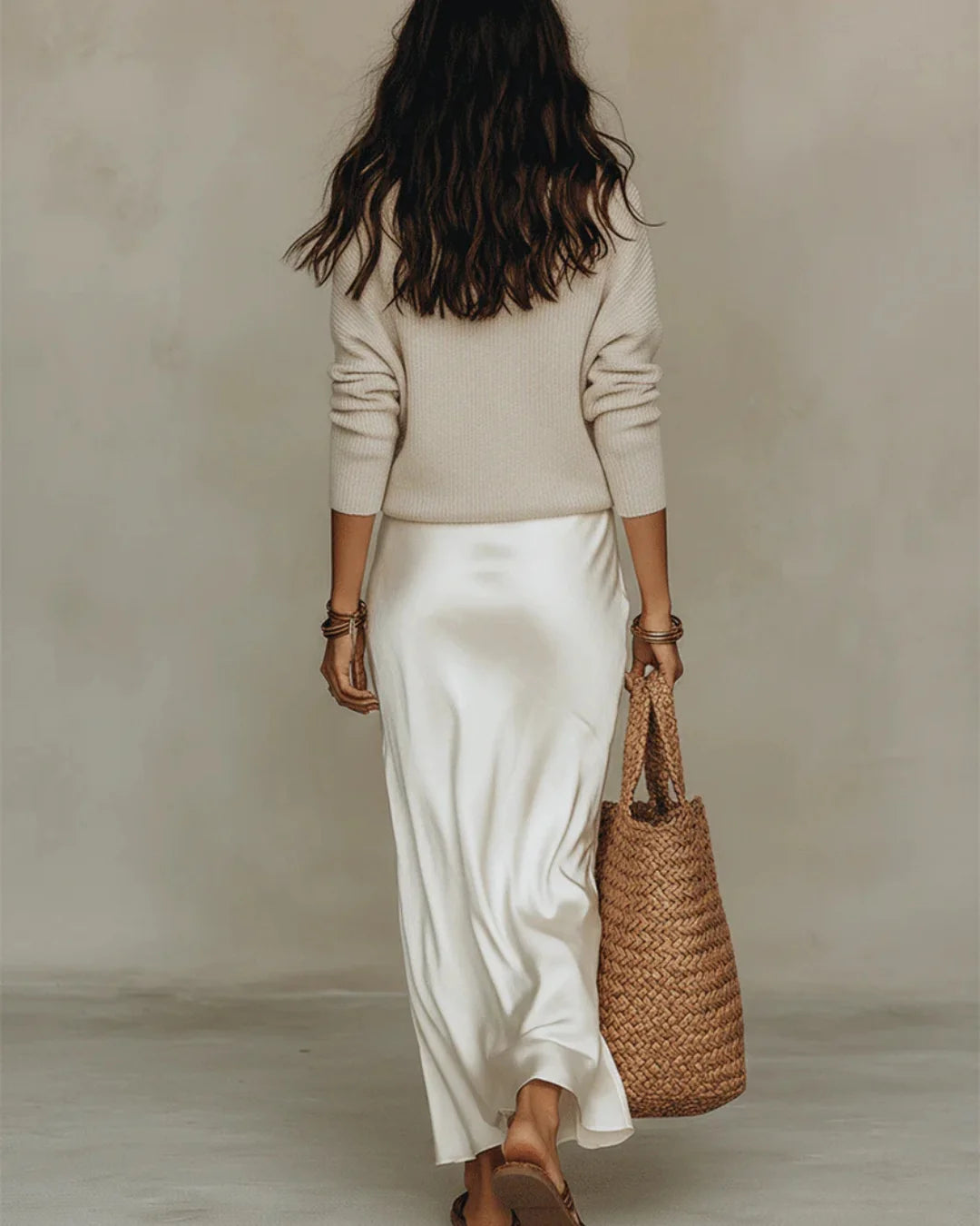Women's Elegant Relaxed Fit Midi Dress 8