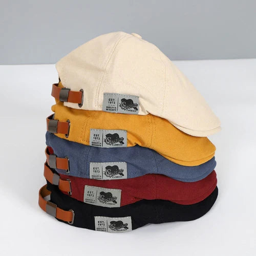 Wool Beret for Men | Adjustable Classic Headwear 1