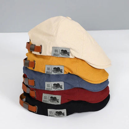 Wool Beret for Men | Adjustable Classic Headwear 1